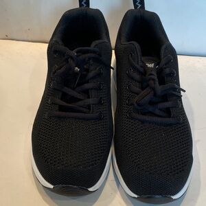 Tinefiy Black Mesh Sneakers